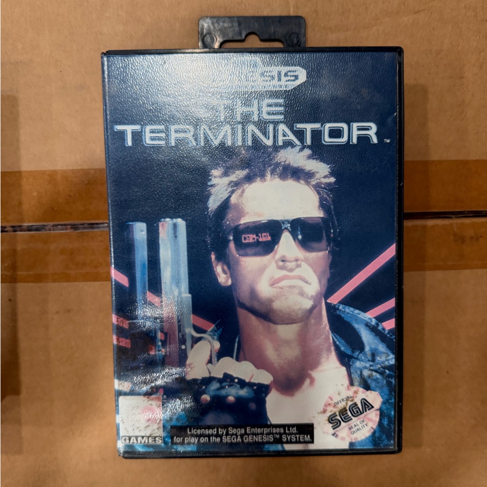 Sega Genesis The Terminator Complete w Case Manual Vintage